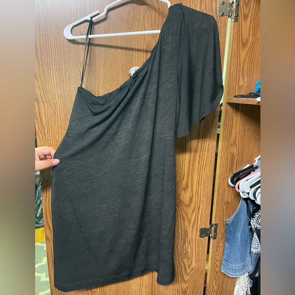 One shoulder mini dress L